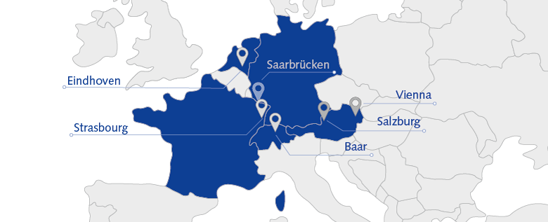European locations of ORBIS