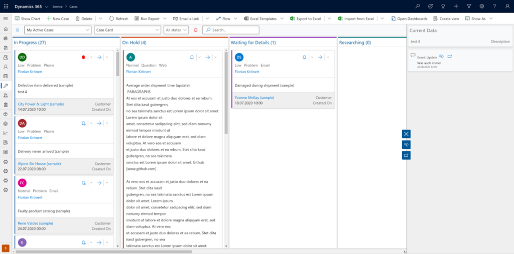 ORBIS Power Kanban: Benachrichtigungen