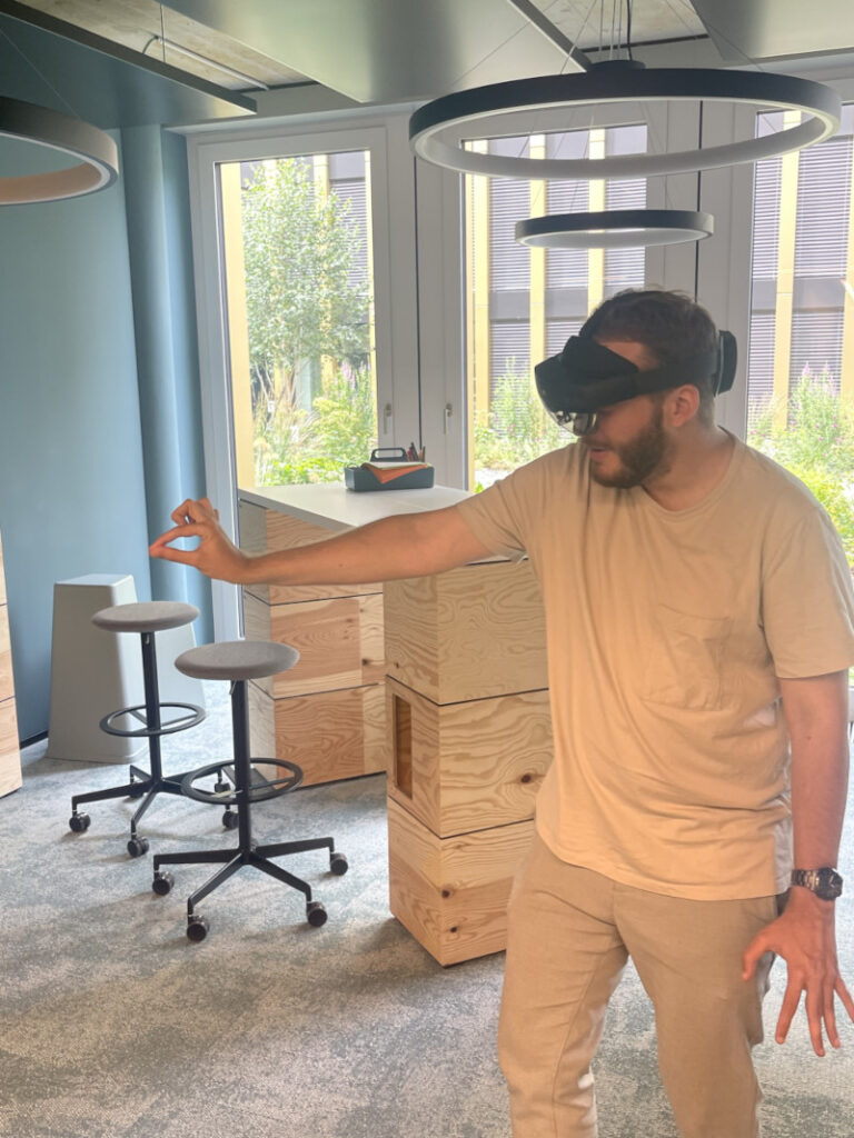 Testlauf der HoloLens 2