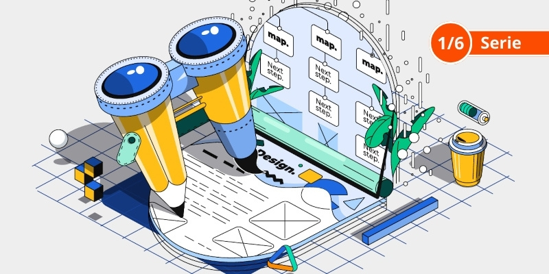 Das Gefühl von UI/UX illustriert dargestellt Einführung UI/UX-Design