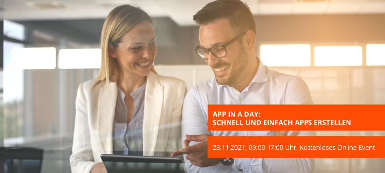 App in a Day: Schnell und einfach Apps erstellen am 23.11.2021 Online Workshop App in a Day: Schnell und einfach mit Microsoft Apps erstellen