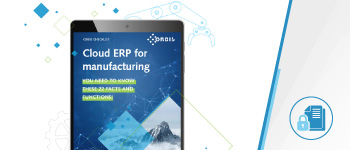 Checklist Cloud ERP for manufacturing
