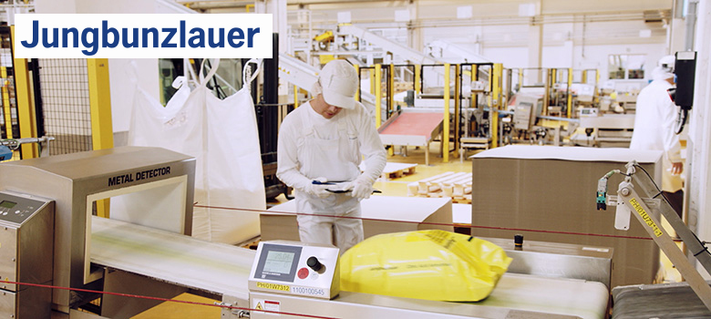 Blick in die Produktion der Jungbunzlauer-Gruppe