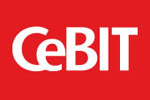 Logo of CeBIT fair trade 2016 in Hanover