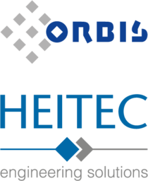 Logos of ORBIS and HEITEC engineering solutions