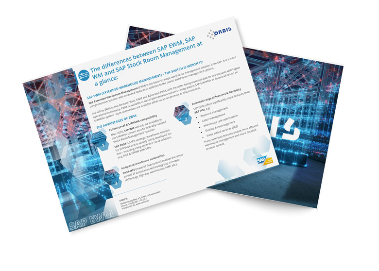 SAP EWM, SAP WM and SAP Stock Room Management