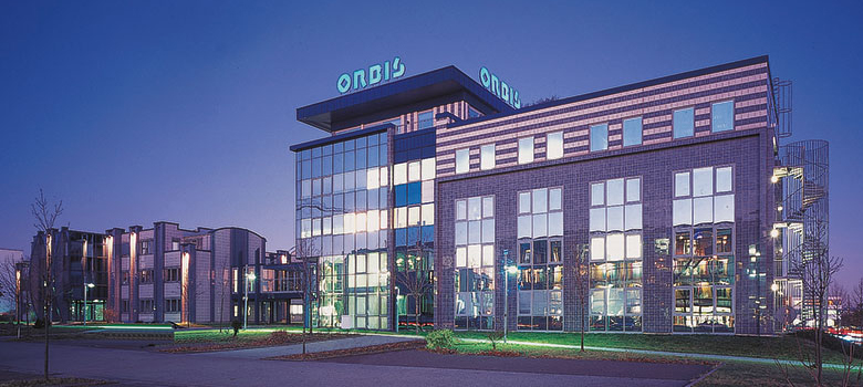 Exterior view of the main building of ORBIS AG
