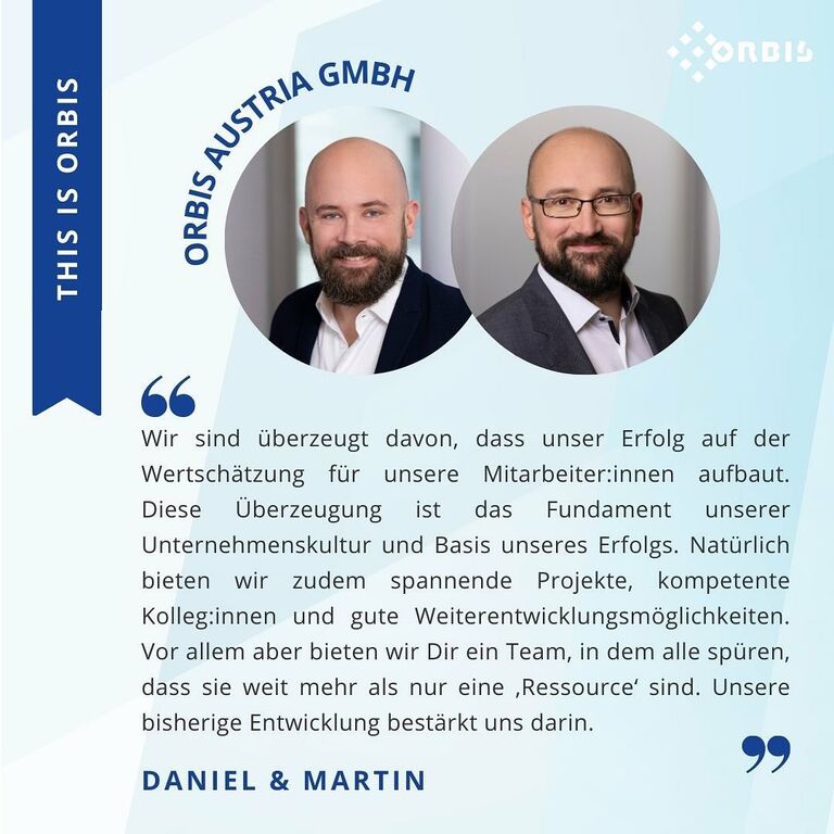 Arbeite von überall auf der Welt für uns! 🌍 Zum Beispiel bei unseren Kolleg:innen der ORBIS Austria GmbH mitten im...
