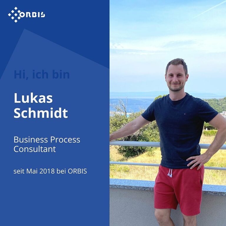 Auch Lukas ist Teil unserer Reihe „We are ORBIS“ und unterstützt als Business Process Consultant unseren...